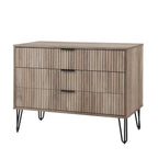 Dumbo 35" Fluted Dresser in Rustic