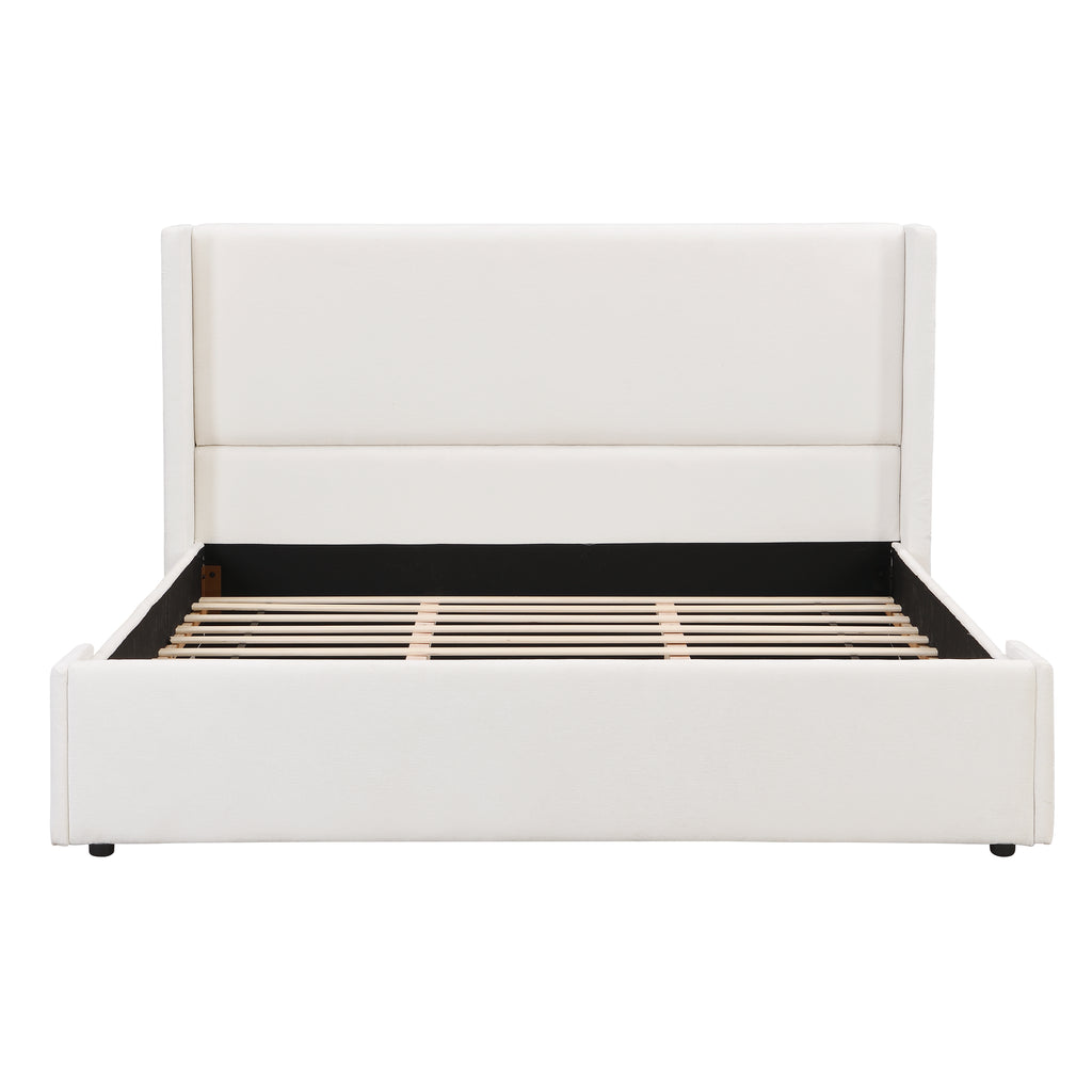 Elegant Wingback Bed