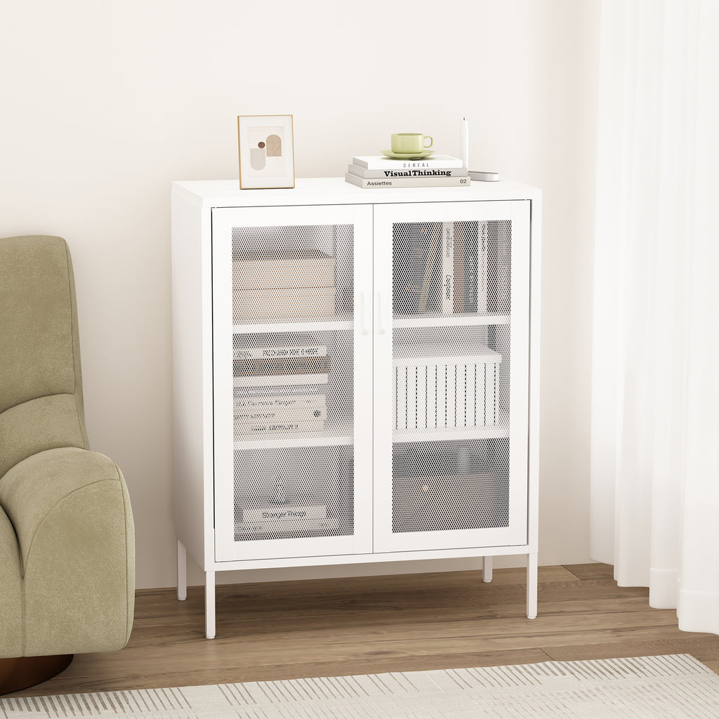 Amelia 32" Metal Accent Cabinet