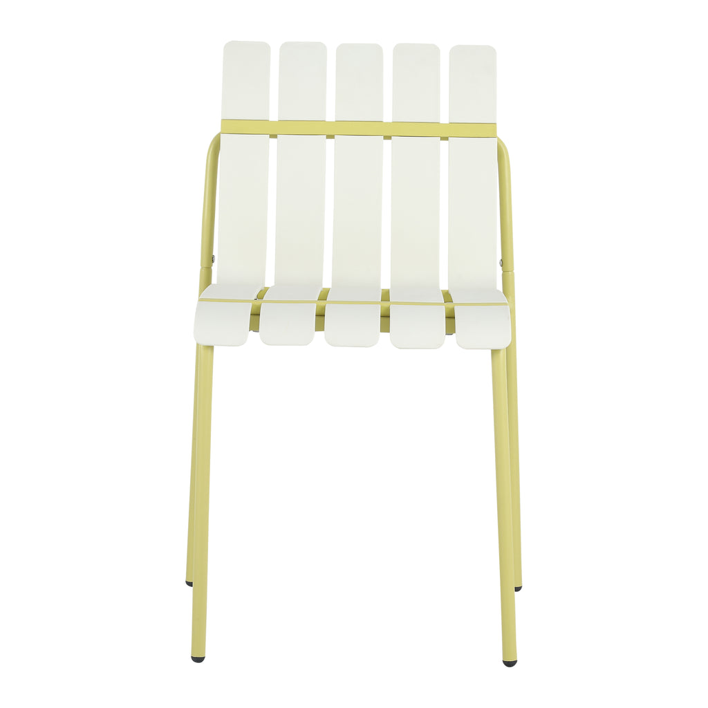 Summer 4-Pack Modern Striped Color Block Chairs Set