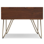 Hunter 36 Inch Wide Solid Mango Wood Small Lift Top Coffee Table in Umber