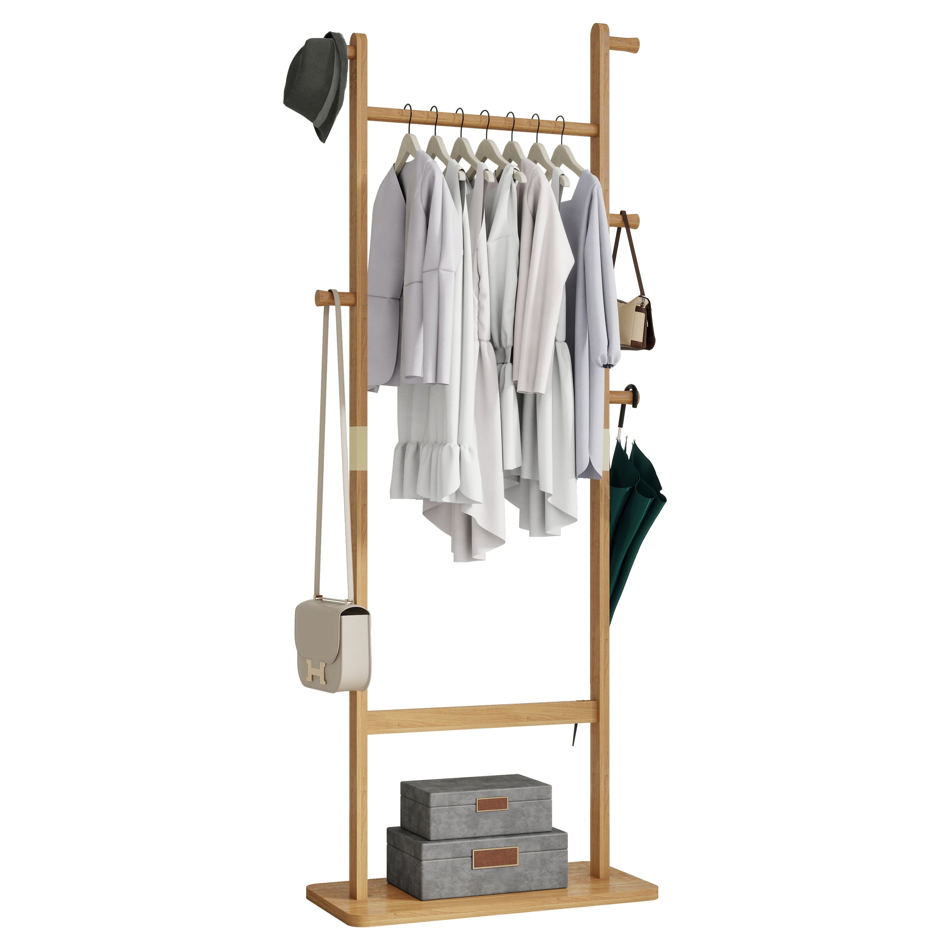 Solid Wood Hanger Set - Elegant and Functional