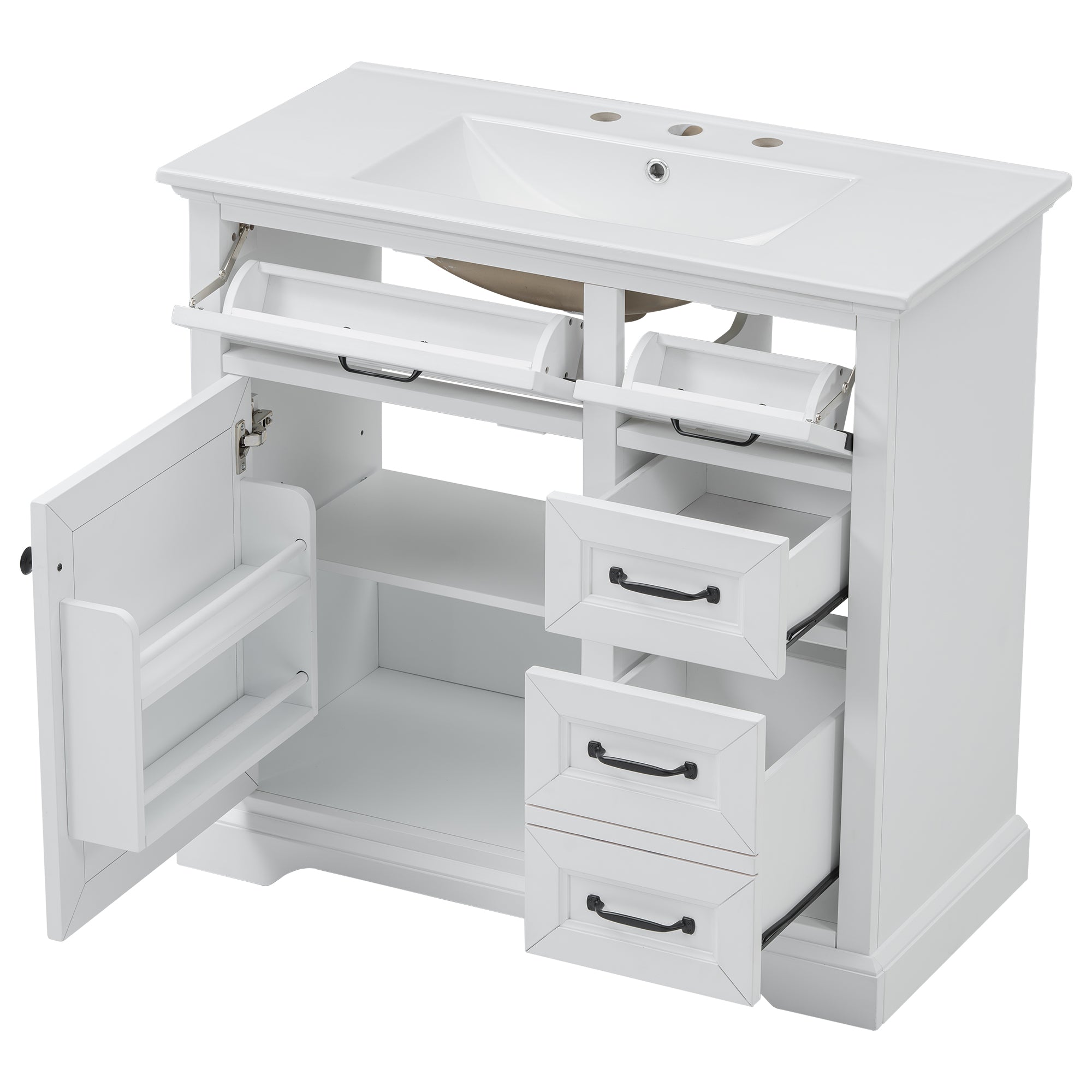 36" Bathroom Vanity with Sink