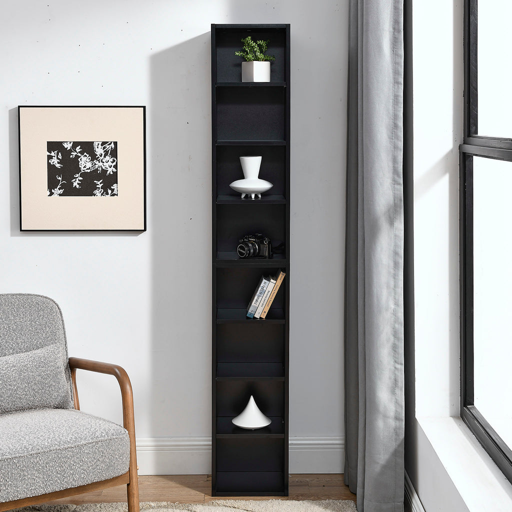 8-Tier Media Tower Rack