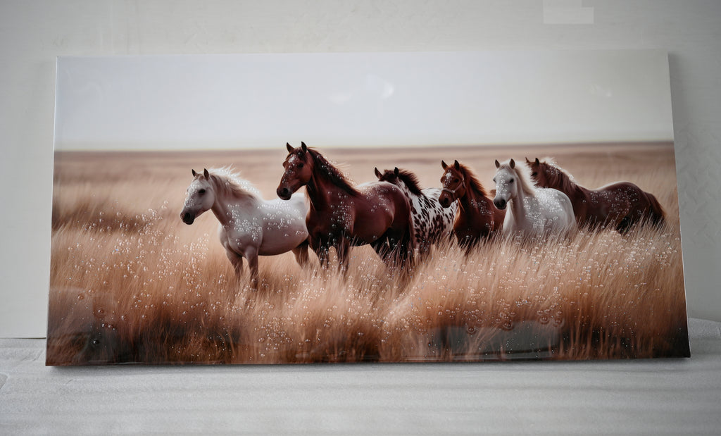 Cozy Country Rustic Horses Wall Art Decor