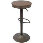 Adjustable Barstool in Antique and