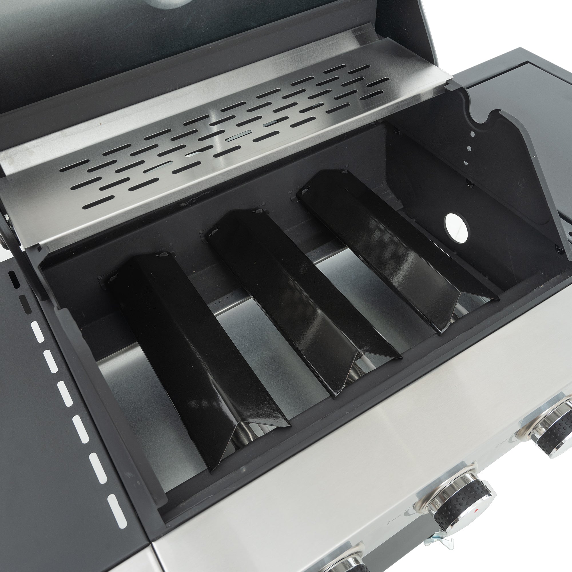 GigaTech 3 Burner Stainless Steel Propane Grill with Side Burner