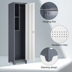 Metal Broom Storage Cabinet