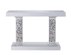 Lachina Glam Mirrored & Faux Gems Console Table