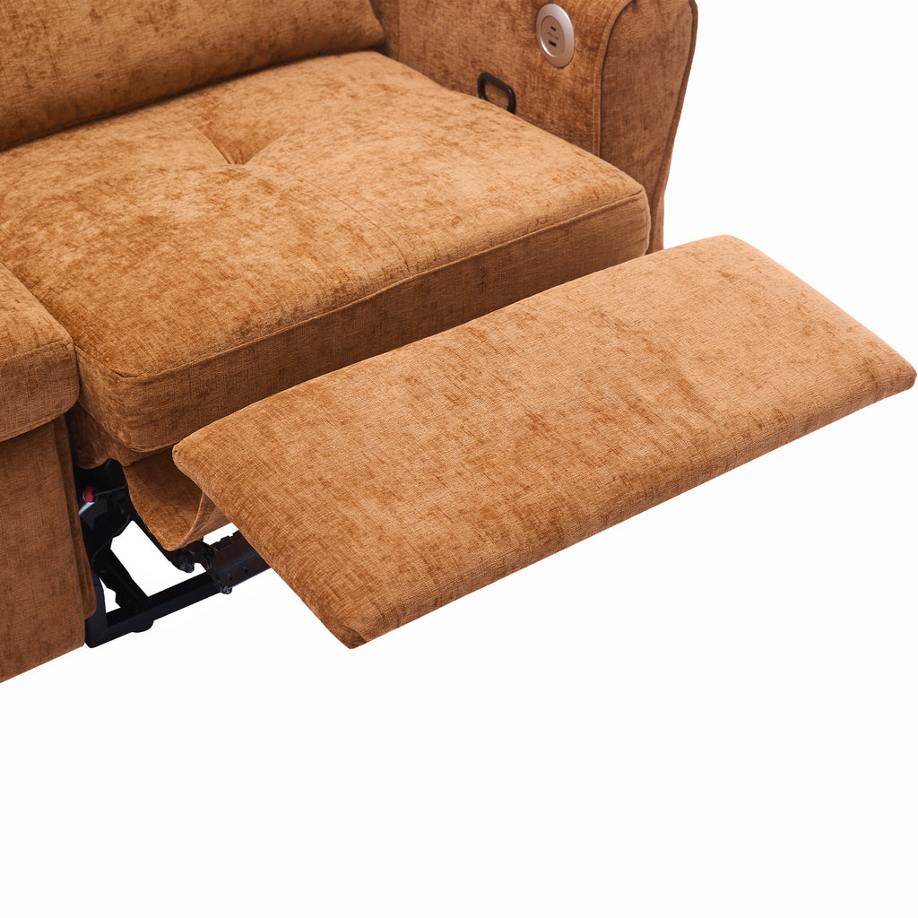 2-in-1 Sofa 82" Three-Seater Sofa with a Sofa Bed and Reversible Recliner