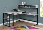 L-Shaped Computer Desk for Home Office with Storage Drawers
