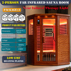Two Person Far Infrared Corner Sauna Room