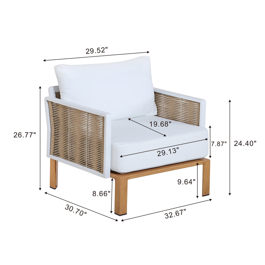 Vine 4-Piece Conversation Set