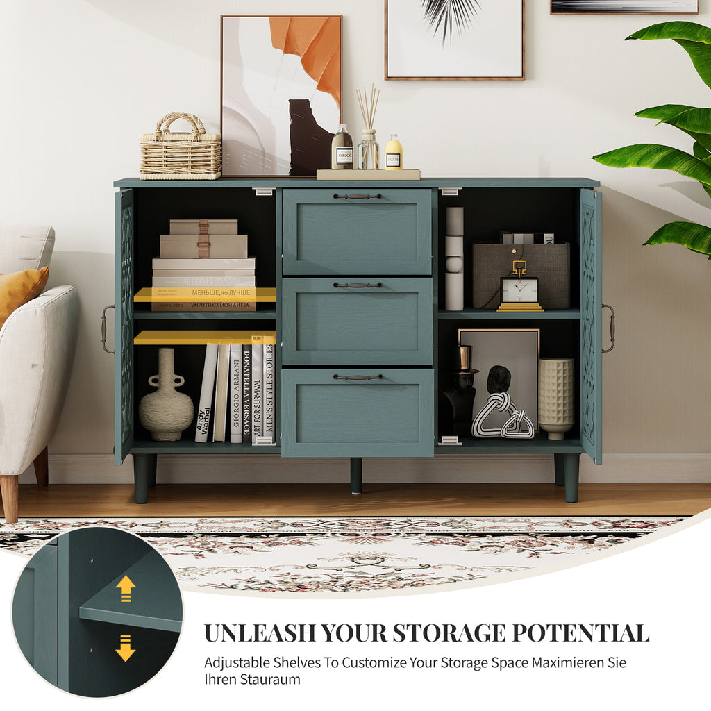 2 Door 3 Drawer Cabinet