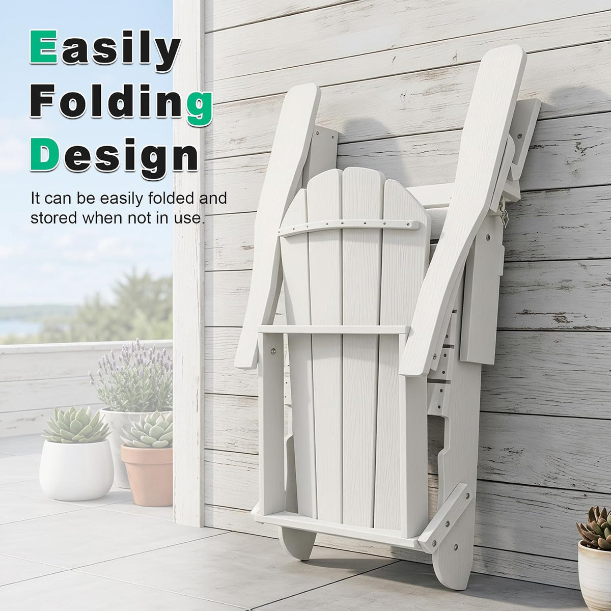 Adjustable HDPE Adirondack Chair