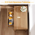 32" Farmhouse Nightstand with 3 Drawers