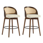 Como Indoor Wood Barstool