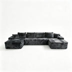 131" U-Shape Cloud Sectional Couch