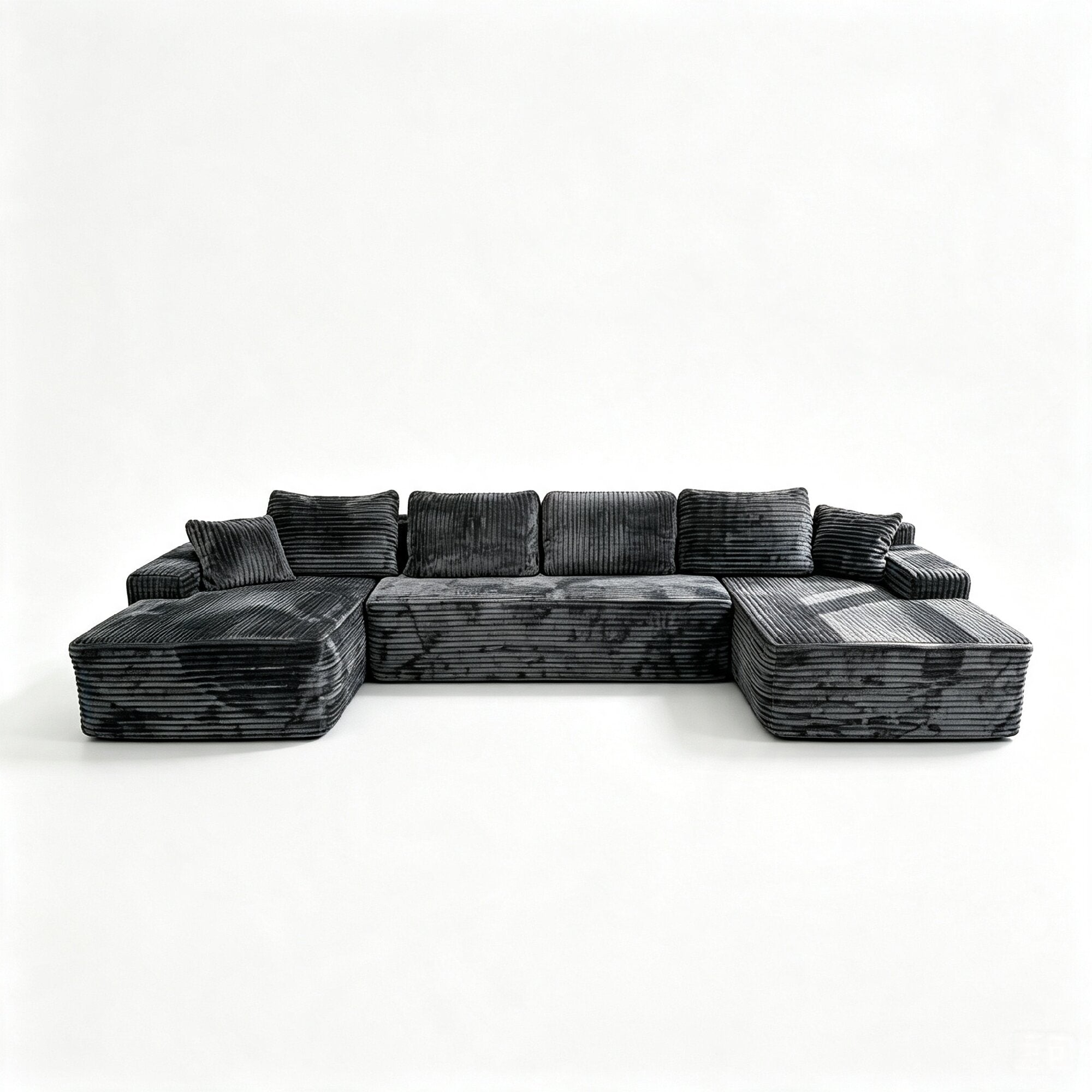 131" U-Shape Cloud Sectional Couch