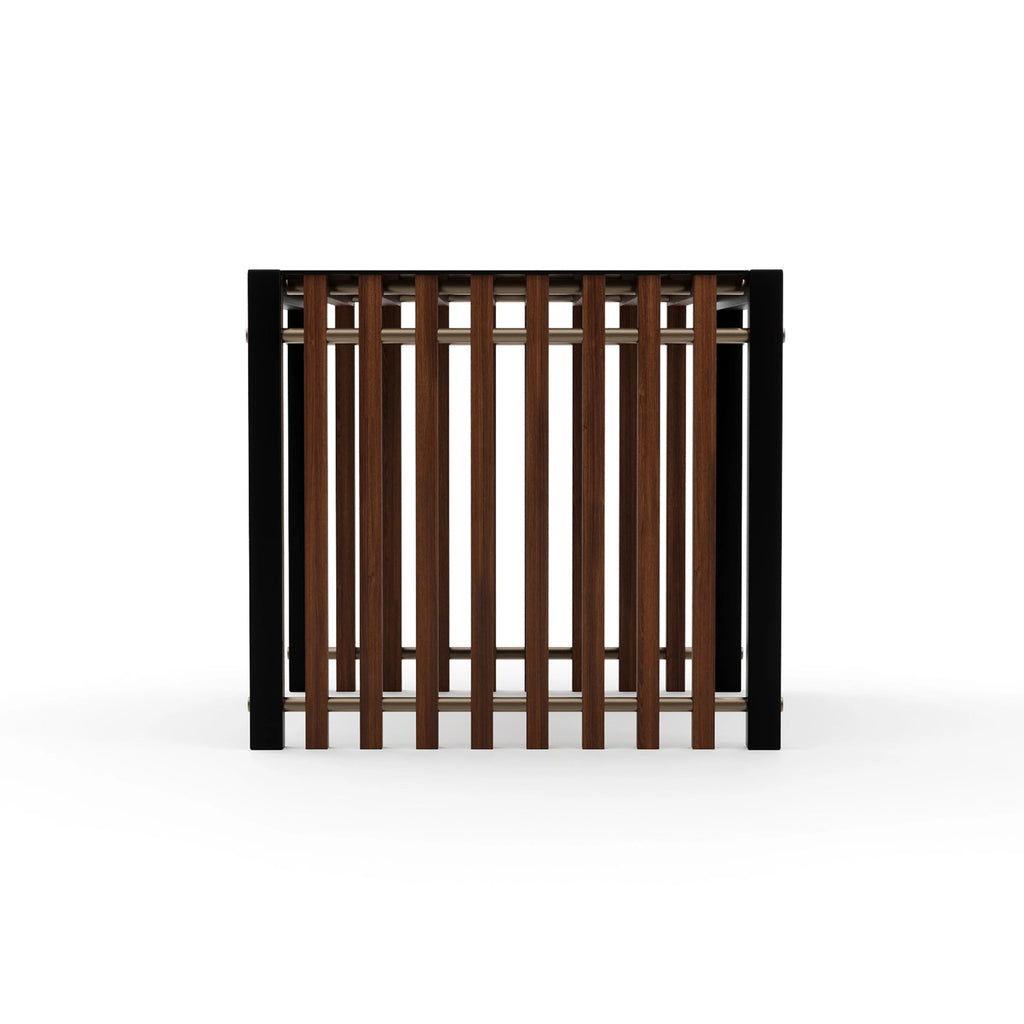 PINSTRIPE DARK END TABLE
