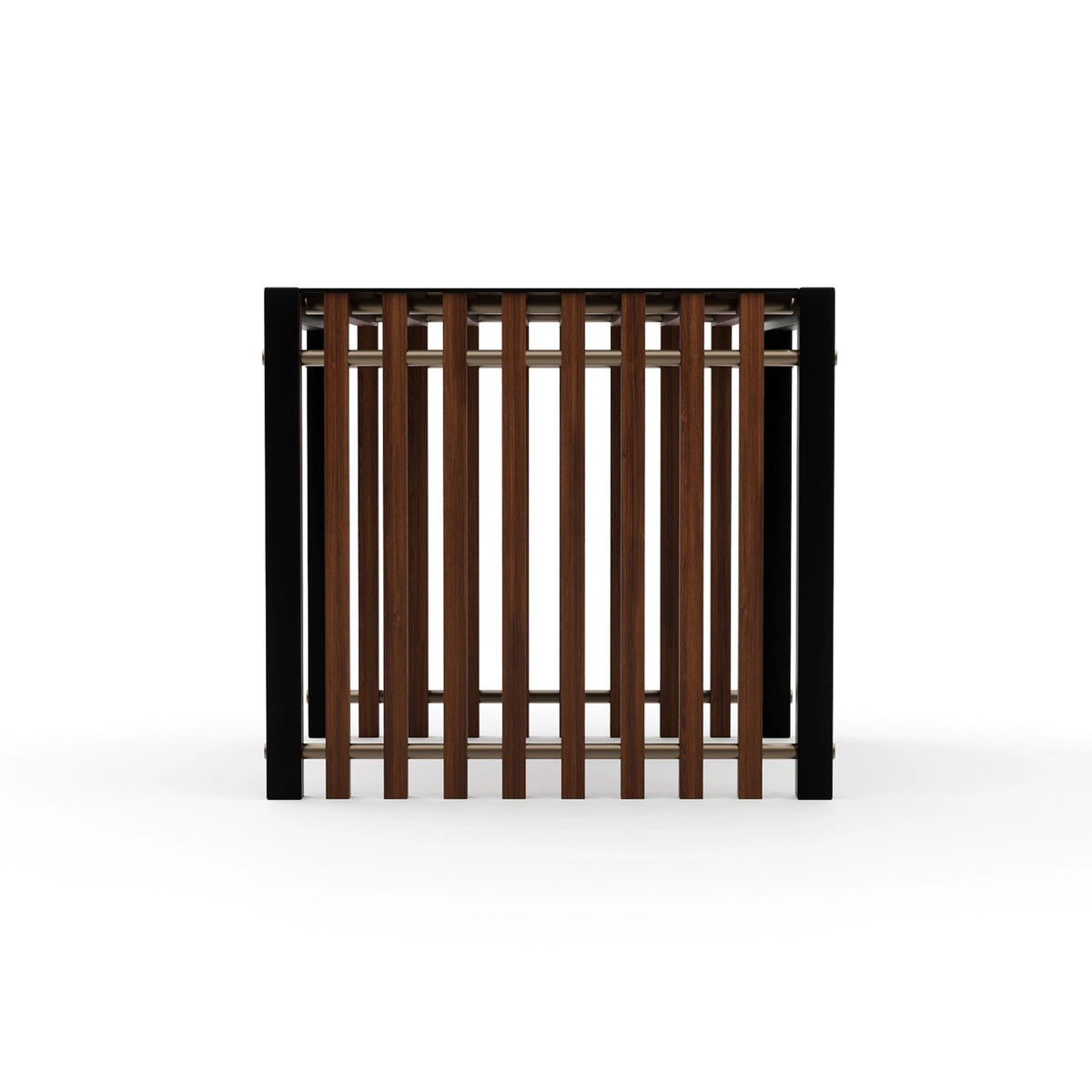 PINSTRIPE DARK END TABLE