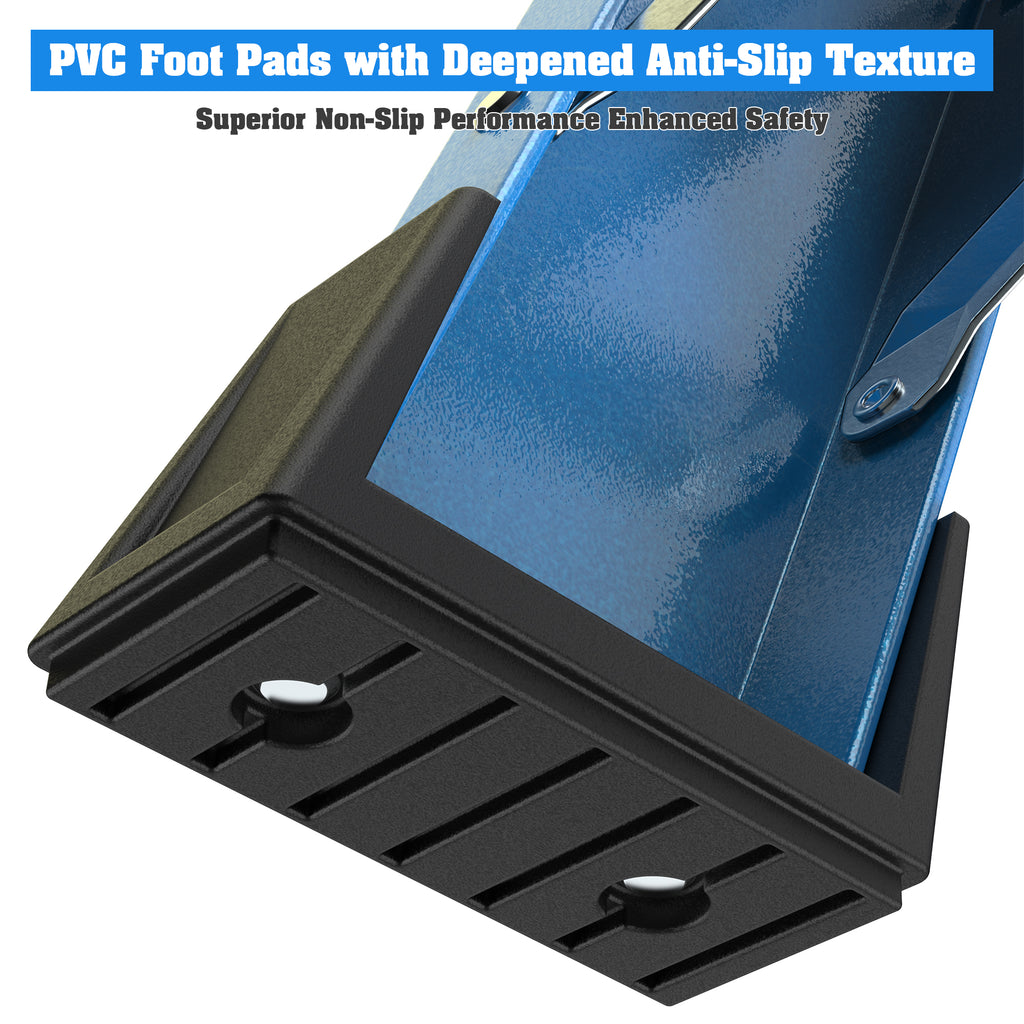 Fiberglass Single-Side Ladder, 6-Step, Non-Conductive, Blue