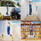 Aluminum Step Ladder Heavy Duty Foldable Platform