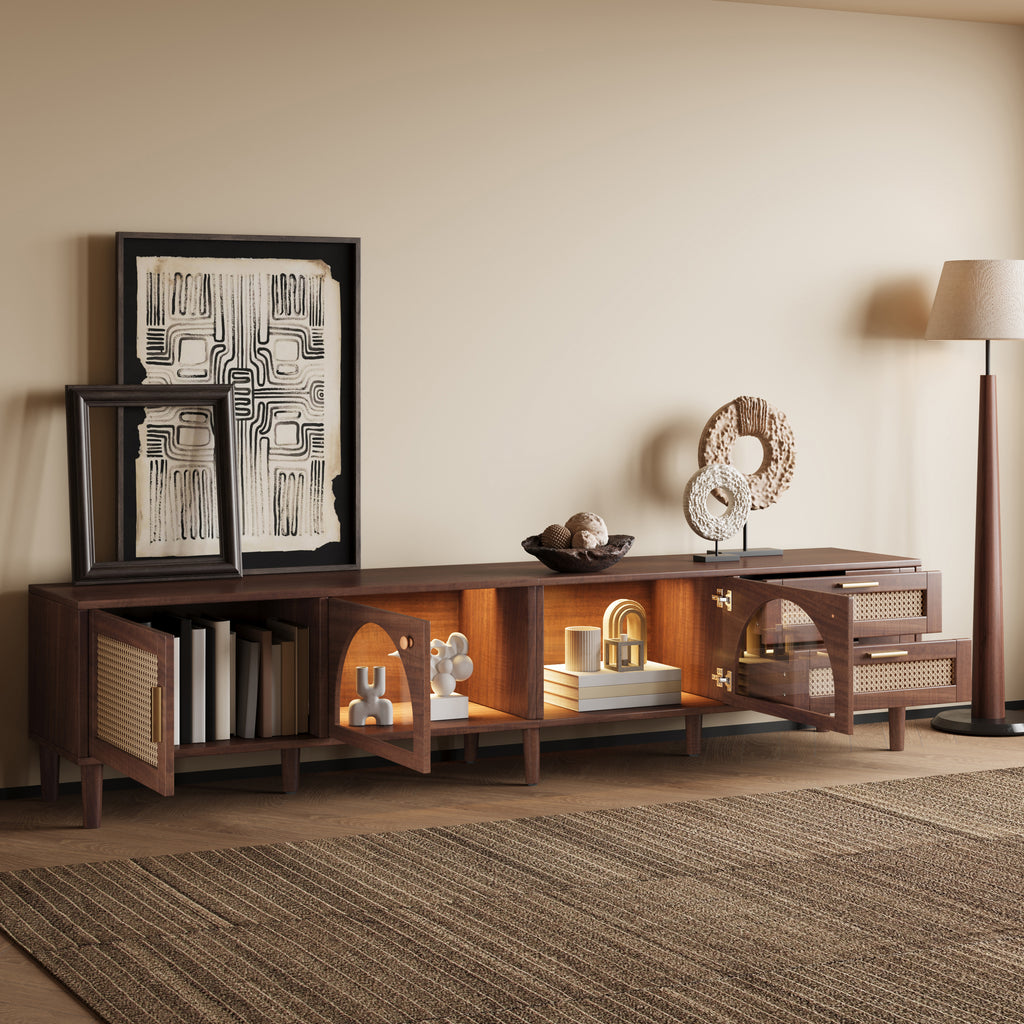 86 Inch TV Stand for TVs Up to 90"