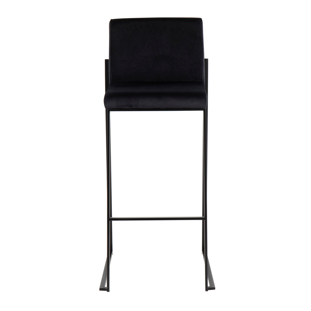 30" Contemporary High Back Barstool