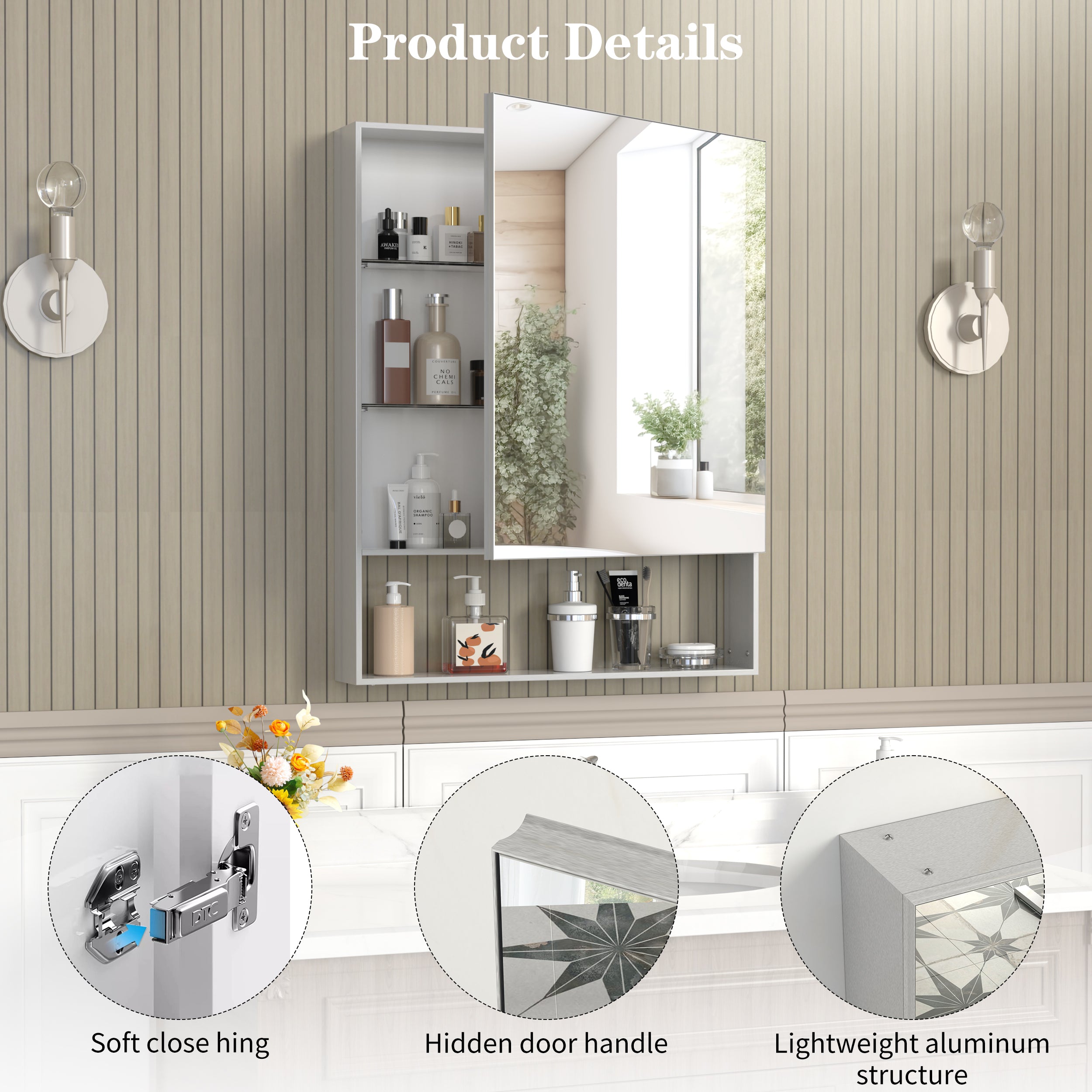 24" x 30" Medicine Cabinet with Mirror