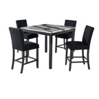 Leoncia Bar Table and 4 Bar Stools