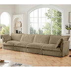 Slipcovered Long Sofa - 4 Seater