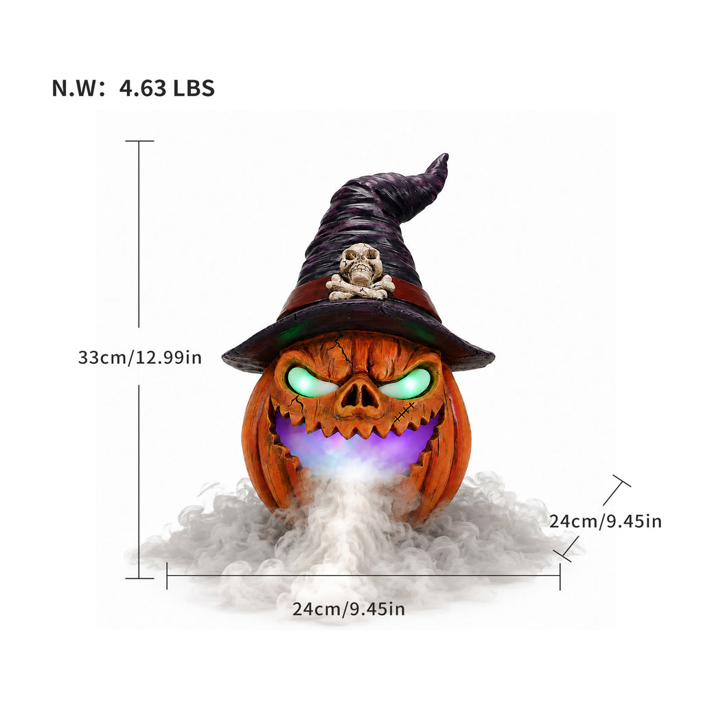 Halloween Jack-O'-Lantern Pumpkin Mist Maker Ornament