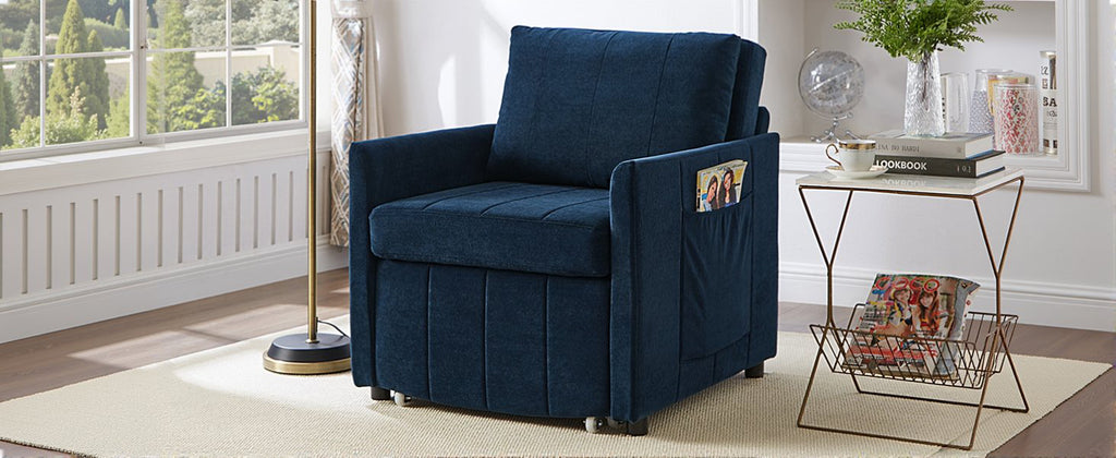 Upholstered Convertible Sleeper Sofa