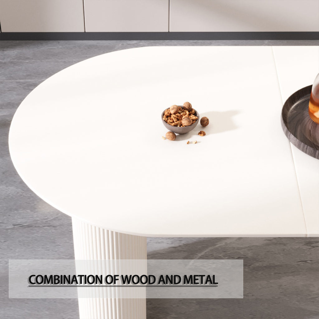 63" Modern MDF Dining Table