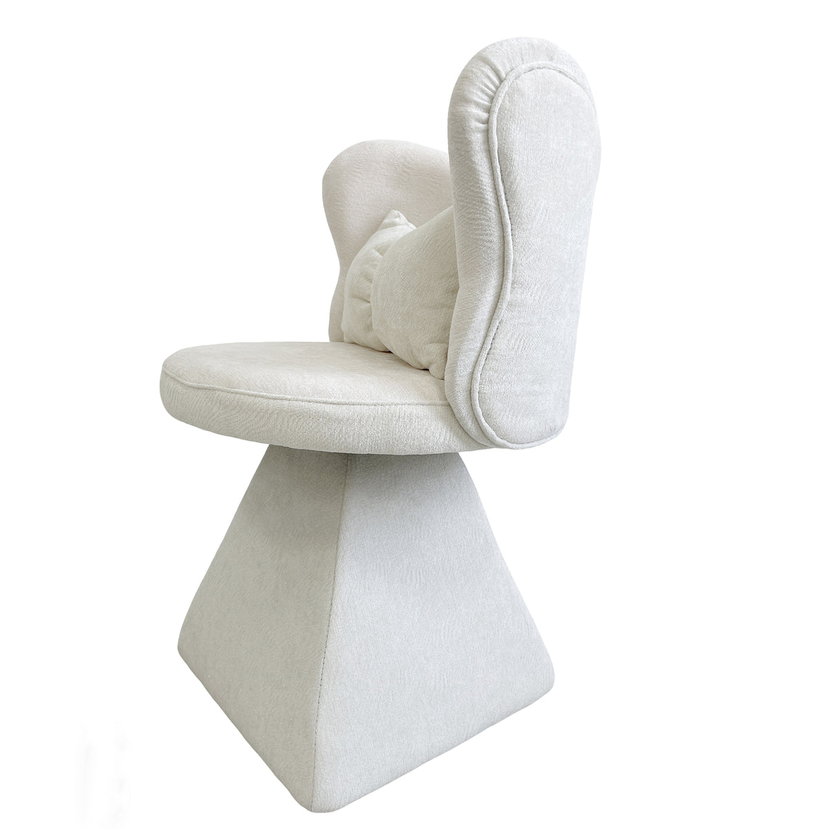 Vanity Chair with Butterfly Back and Swivel Function