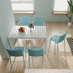 Summer 4-Piece Modern Stackable Armchair Set