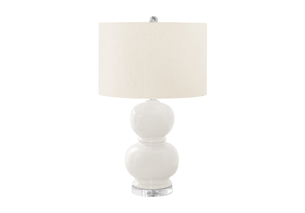 Contemporary 25" Blue Ceramic Table Lamp