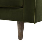 Nicholas 83.5" Mid-Century Modern Sofa, Olive