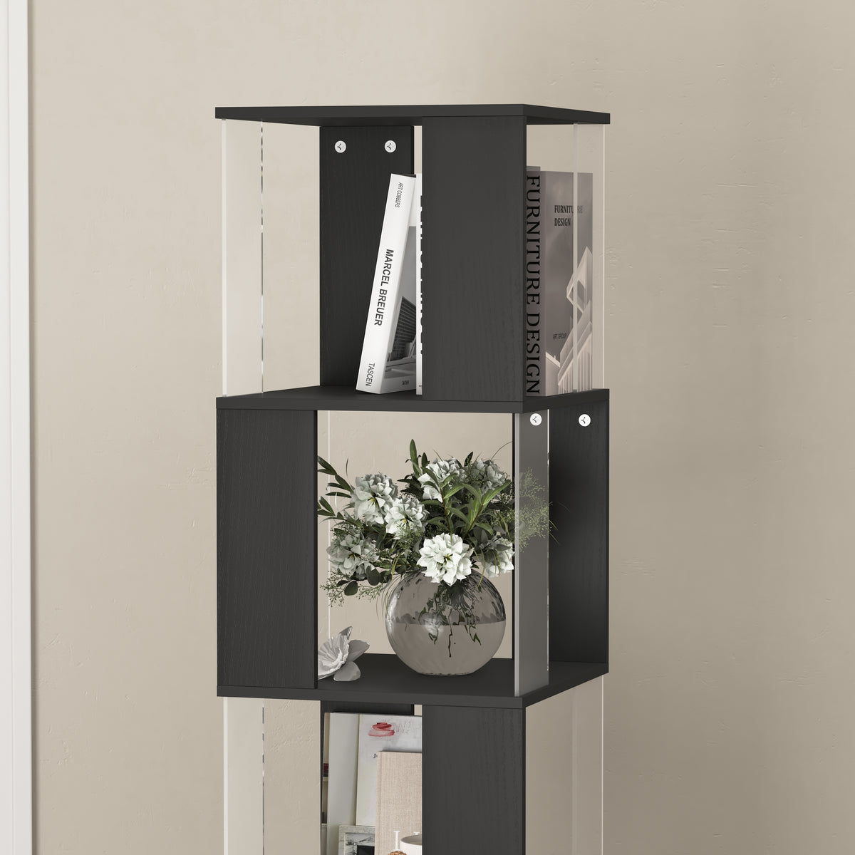 360° Rotating 6-Tier Display Shelf
