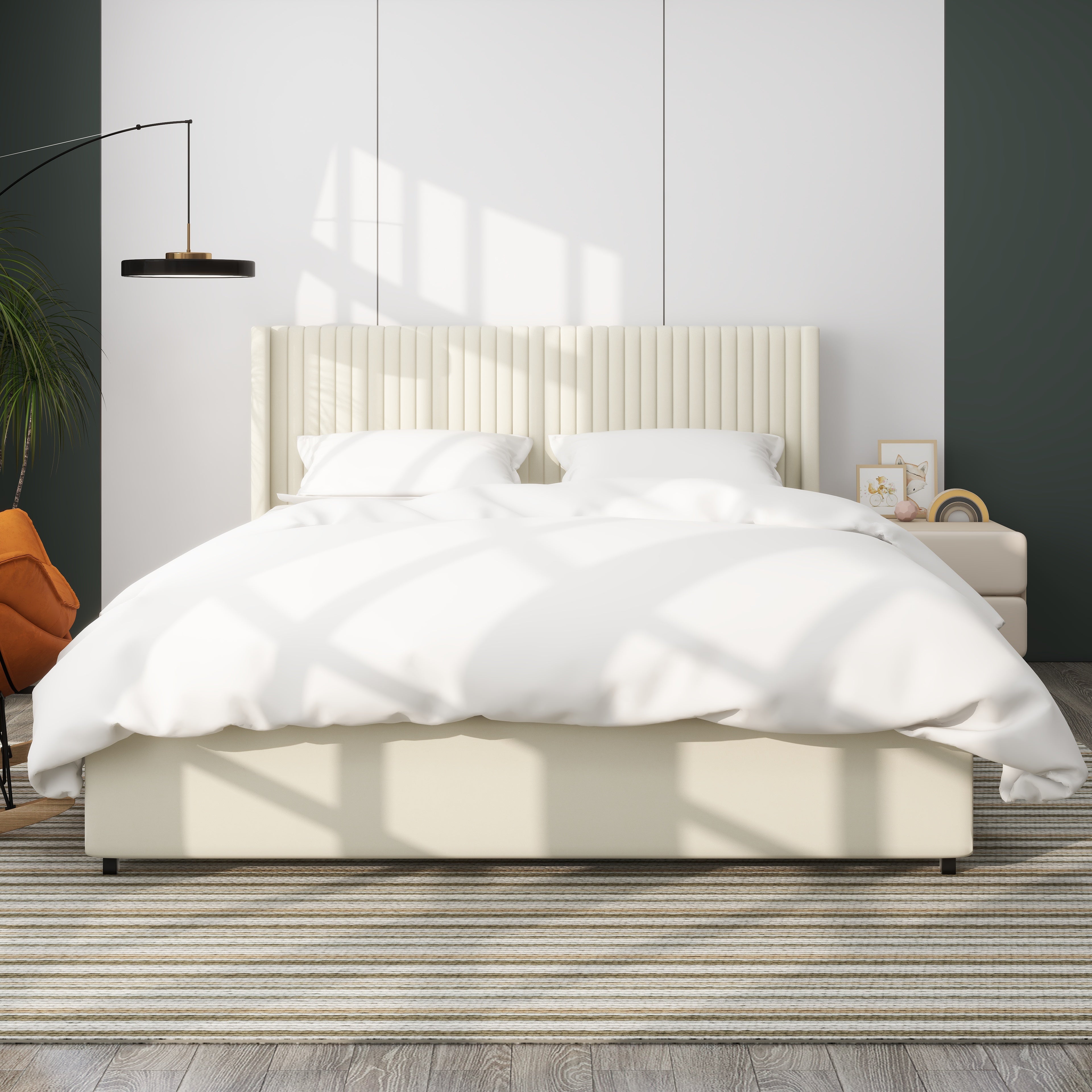 Anna Patented 2-Drawer Storage Bed - Queen Size