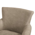 Westly Faux Leather Swivel Accent Chair - Willow