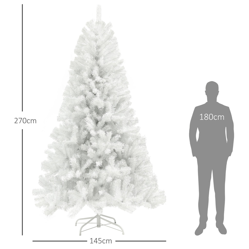 HOMCOM 9ft Tall Artificial Christmas Tree
