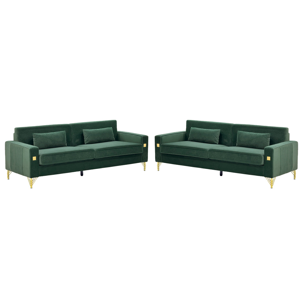 FX-P18-RG2-2PCS Sofa Emerald