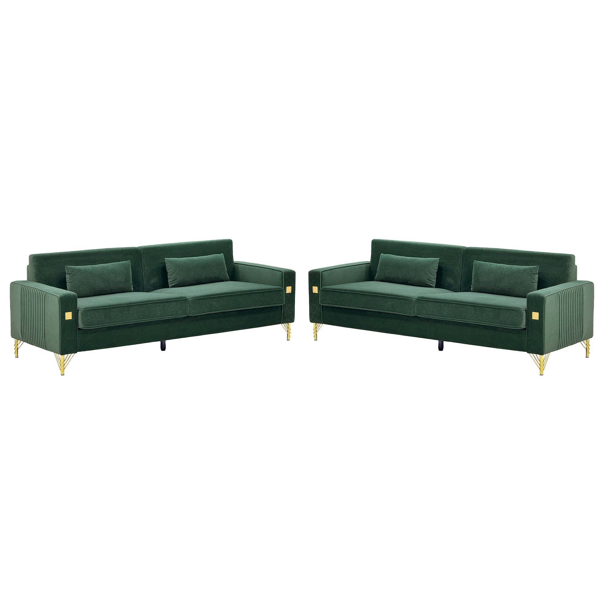 FX-P18-RG2-2PCS Sofa Emerald