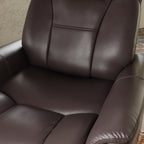 Global Home Swivel Glider Recliner with Adjustable Headrest & Footrest