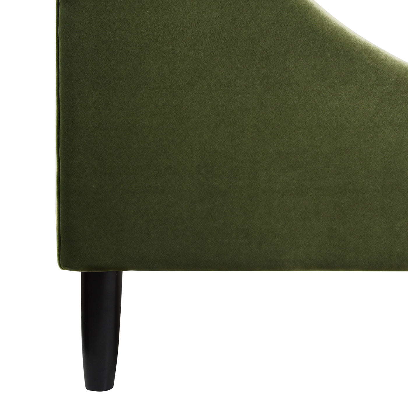 Aspen Vertical Tufted Modern Headboard Platform Bed Set, Queen, Olive