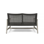 Hampton Outdoor Acacia Wood Wicker Loveseat