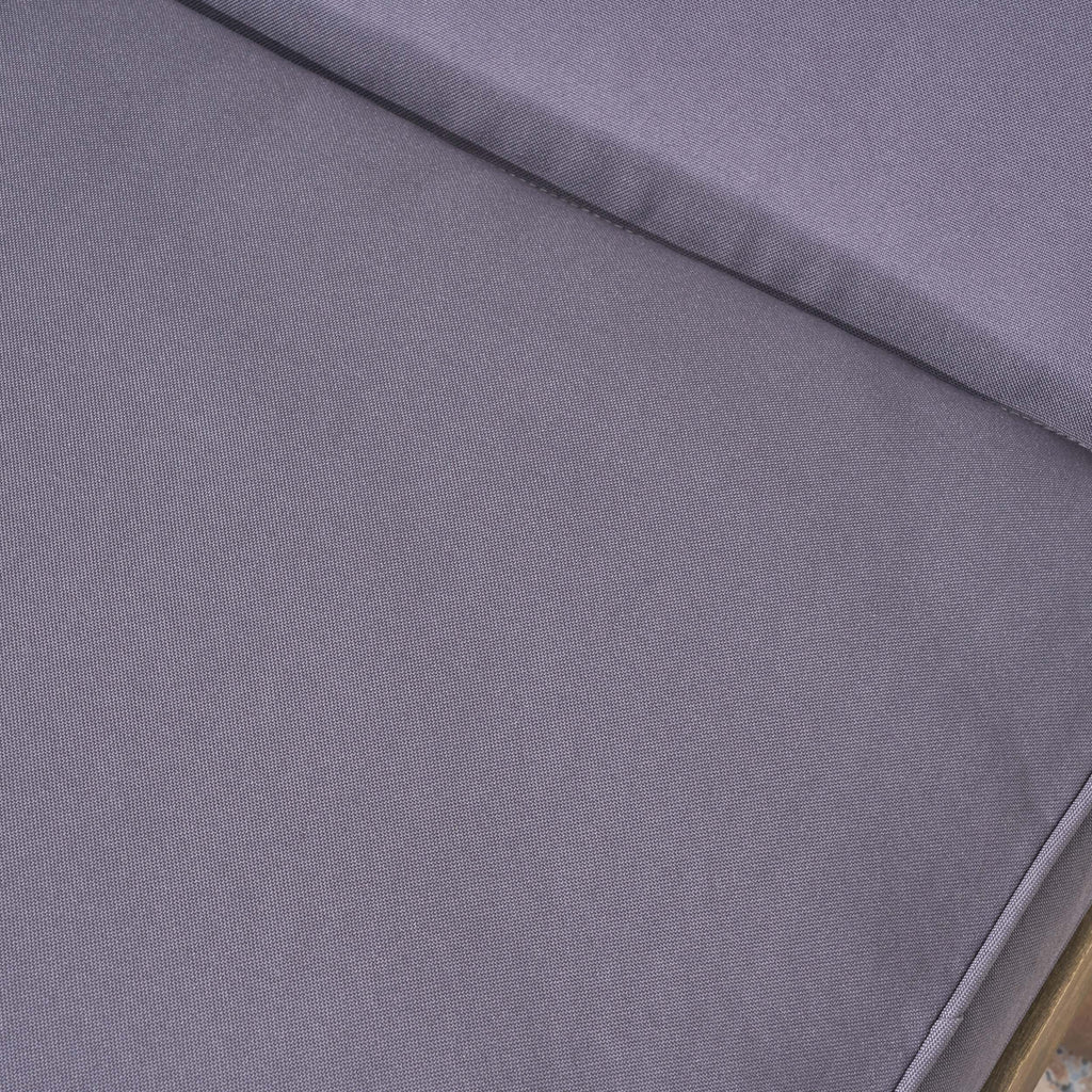 Ariana KD Wood Chaise Lounge With Cushion