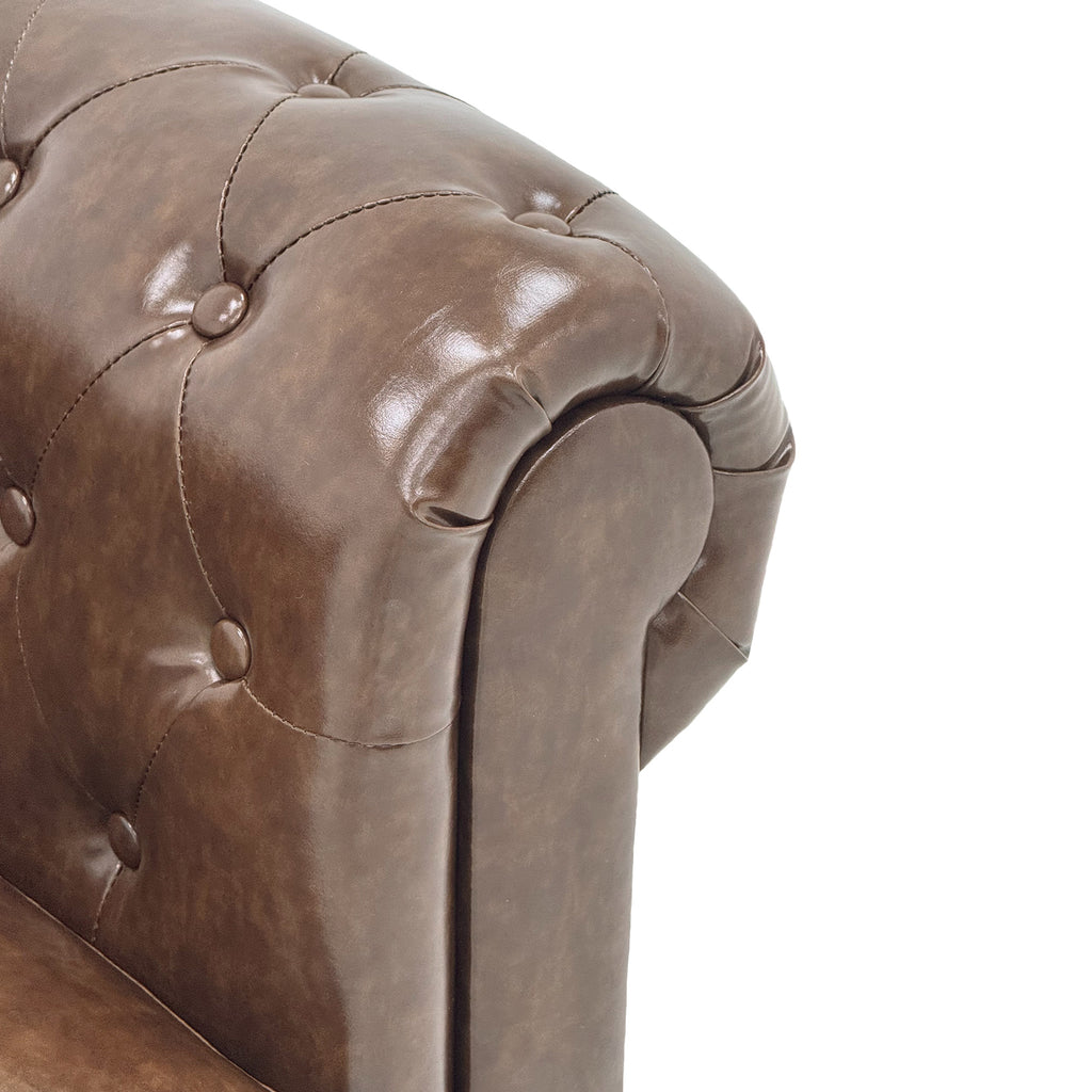 FX-P80PB-PUBR-2PC Chesterfield Sofa Set